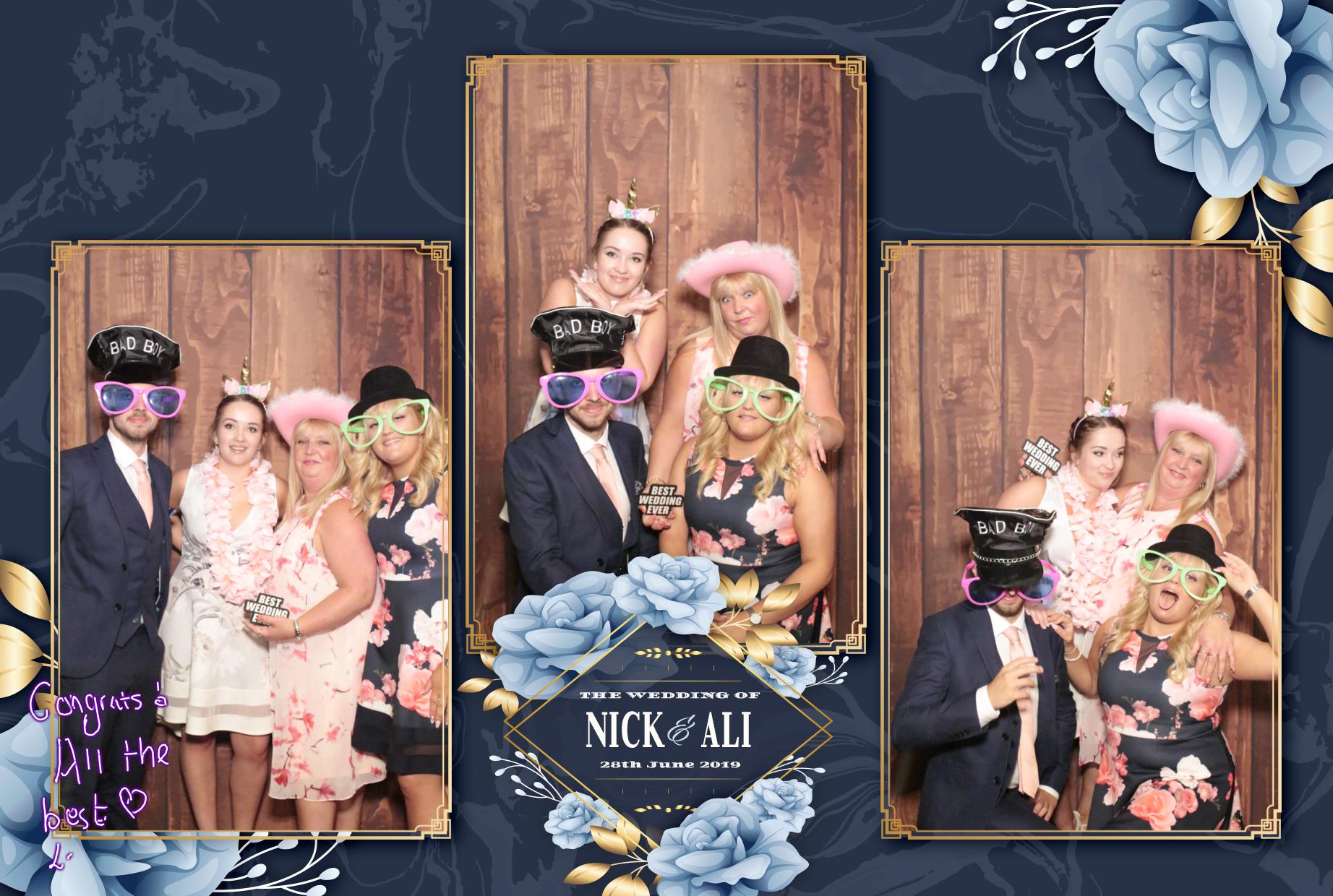 Nick & Ali's Wedding | View more photos from the event at gallery.myphotoboothexperience.co.uk/u/MyPhotoBoothExperienceLtd/Nick-Alis-Wedding